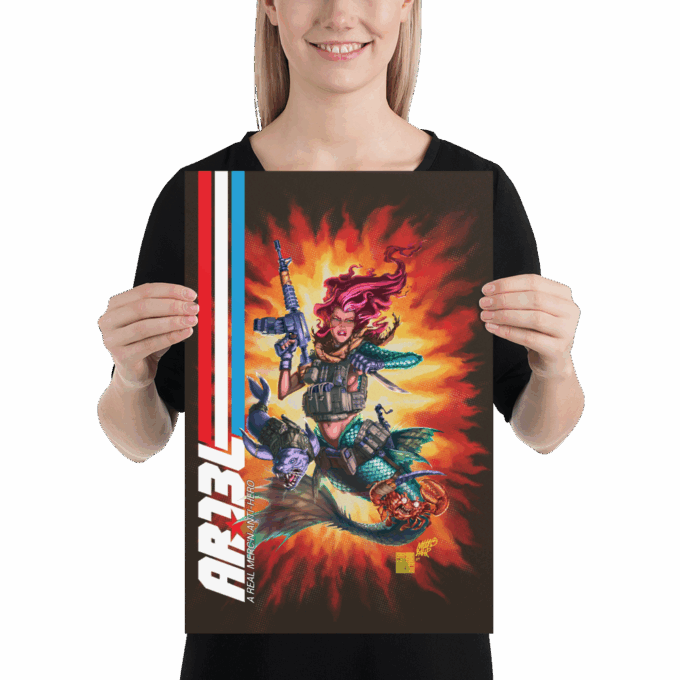 AR-13L: A Real Merc'n Anti-Hero! the Poster - Image 2